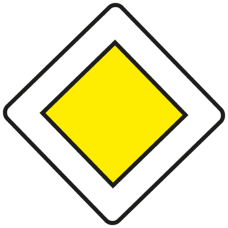 Traffictotaal RVV Verkeersbord B01 | Voorrangsweg