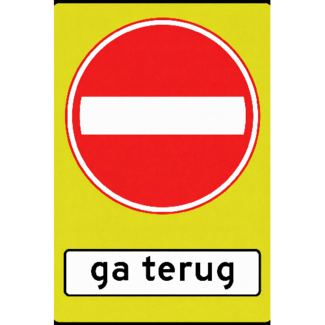 Traffictotaal RVV Verkeersbord C02ZBF | Gesloten verklaring | Ga terug