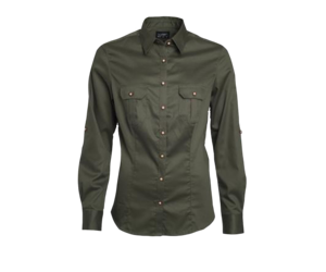 Ladies's- Shirt Olive Green - Blond 