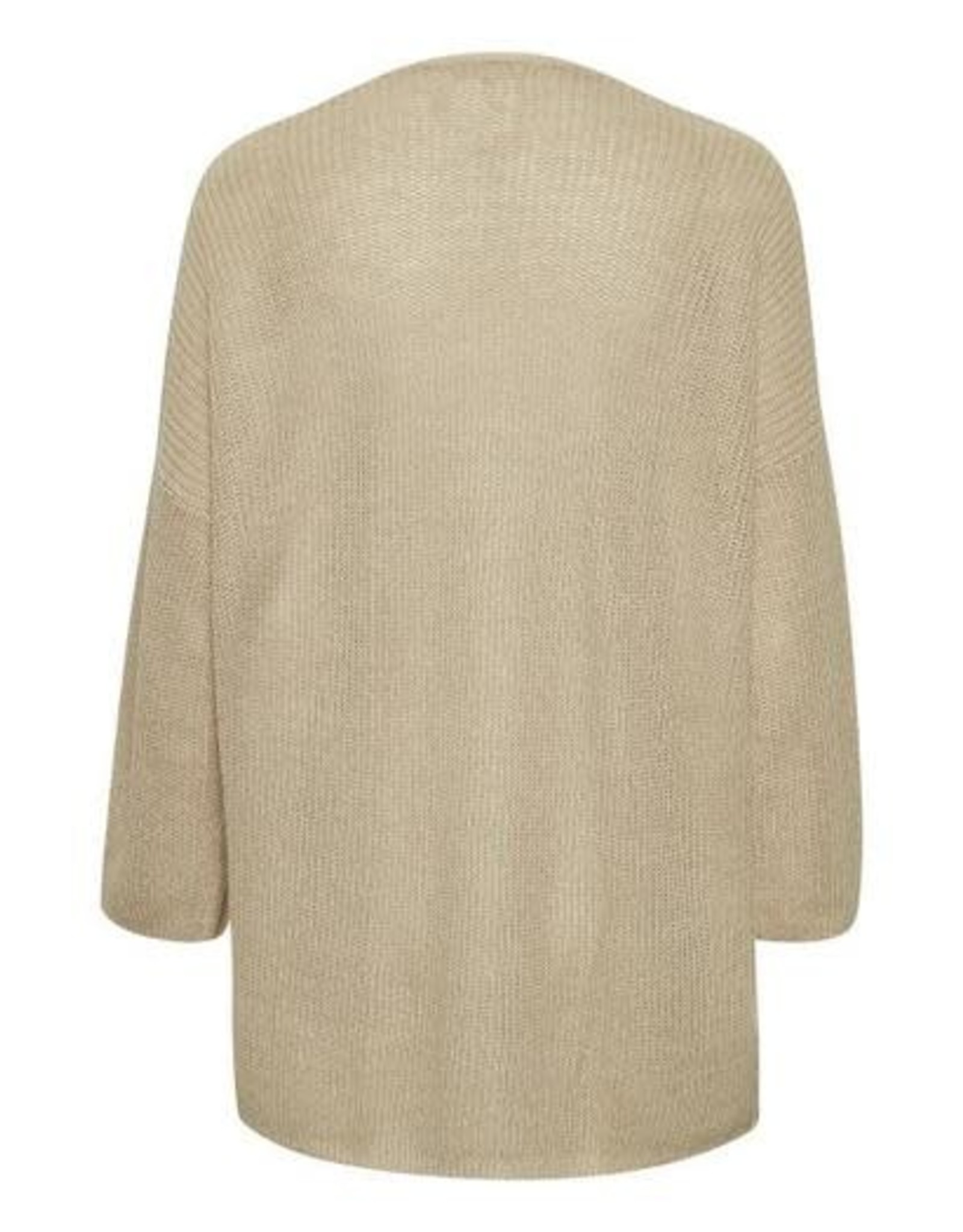 cream linen cardigan