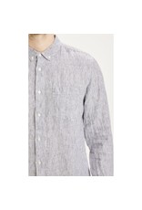 Knowledge Cotton Stripe Linen Shirt