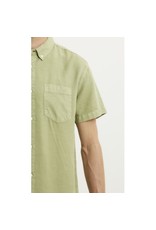 Knowledge Cotton Short Sleeve Sage Shirt