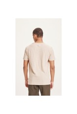 Knowledge Cotton Stripe T Shirt Safari