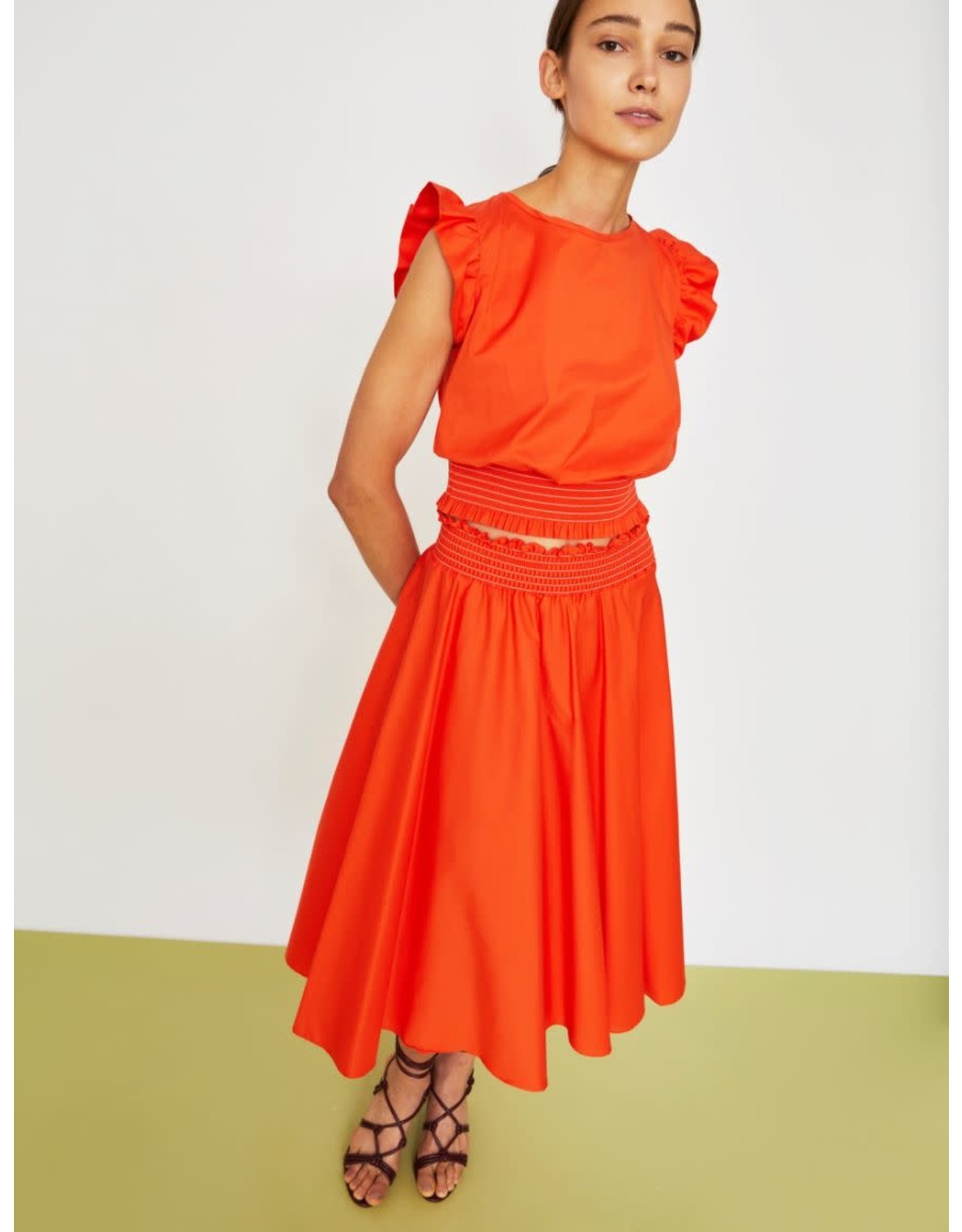 i Blues Tallone Orange Skirt