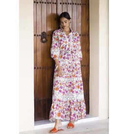 Miss June Addison Floral Maxi Dress