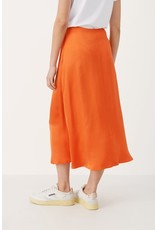 Part Two Lilyann Orange Skirt