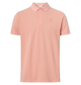 Knowledge Cotton Badge Coral Polo Top
