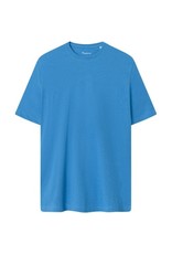 Knowledge Cotton Plain Cobalt T Shirt