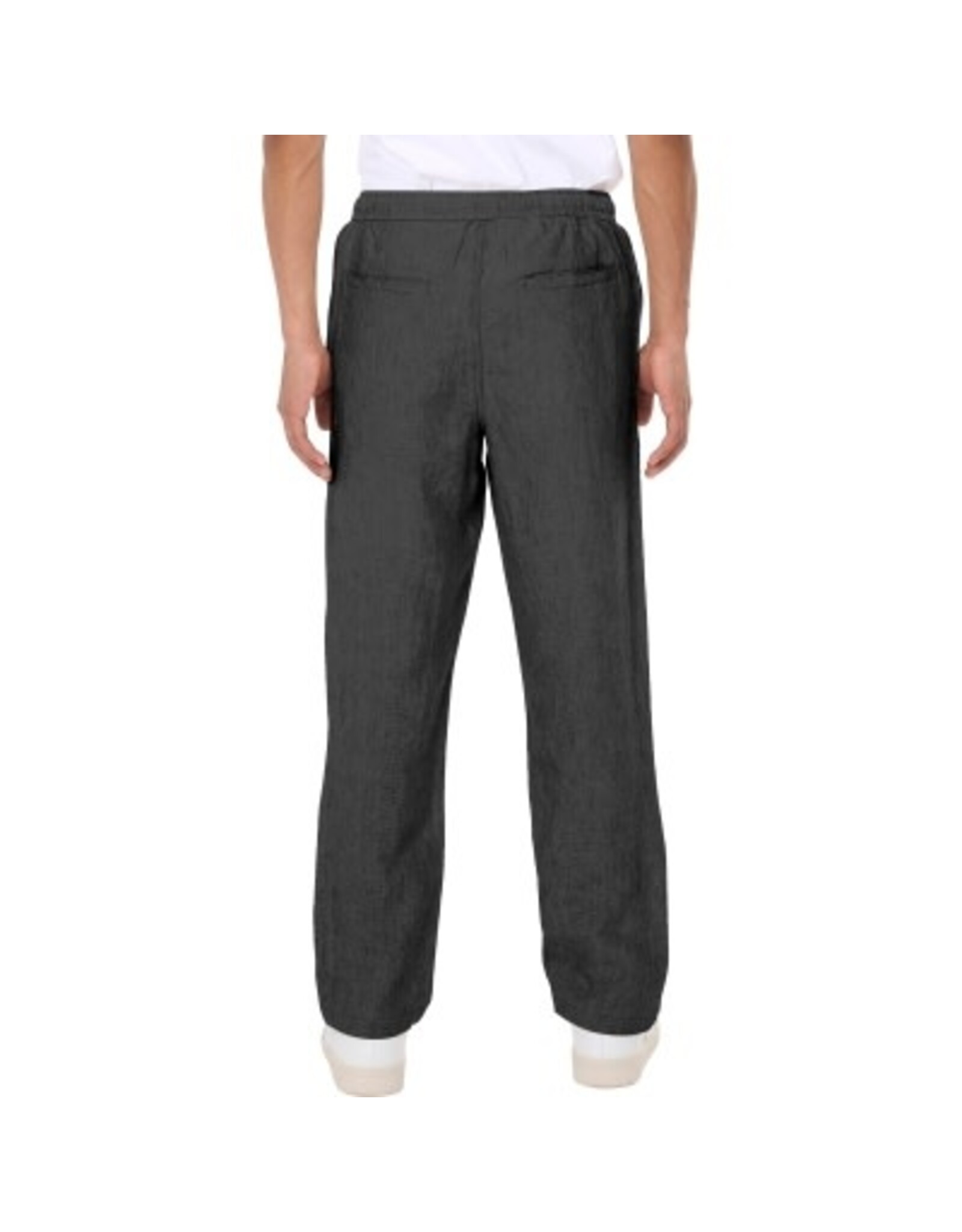 Knowledge Cotton Black Linen Trouser