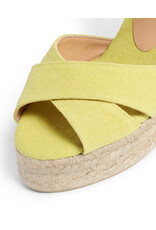 Castaner Blaudell Yellow Sandal
