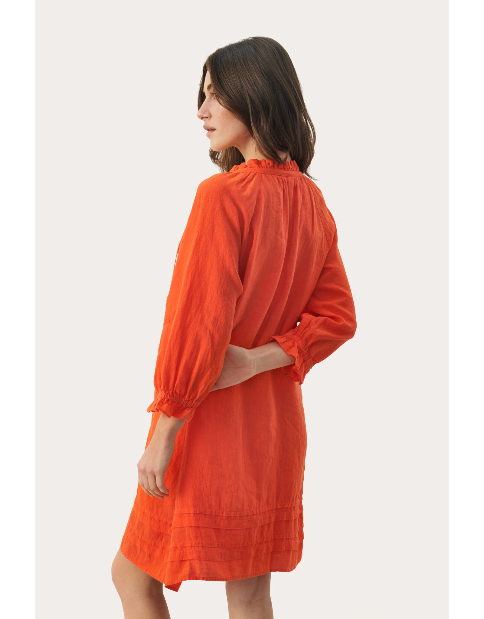 Part Two Aran Orange Dress