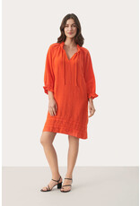 Part Two Aran Orange Dress