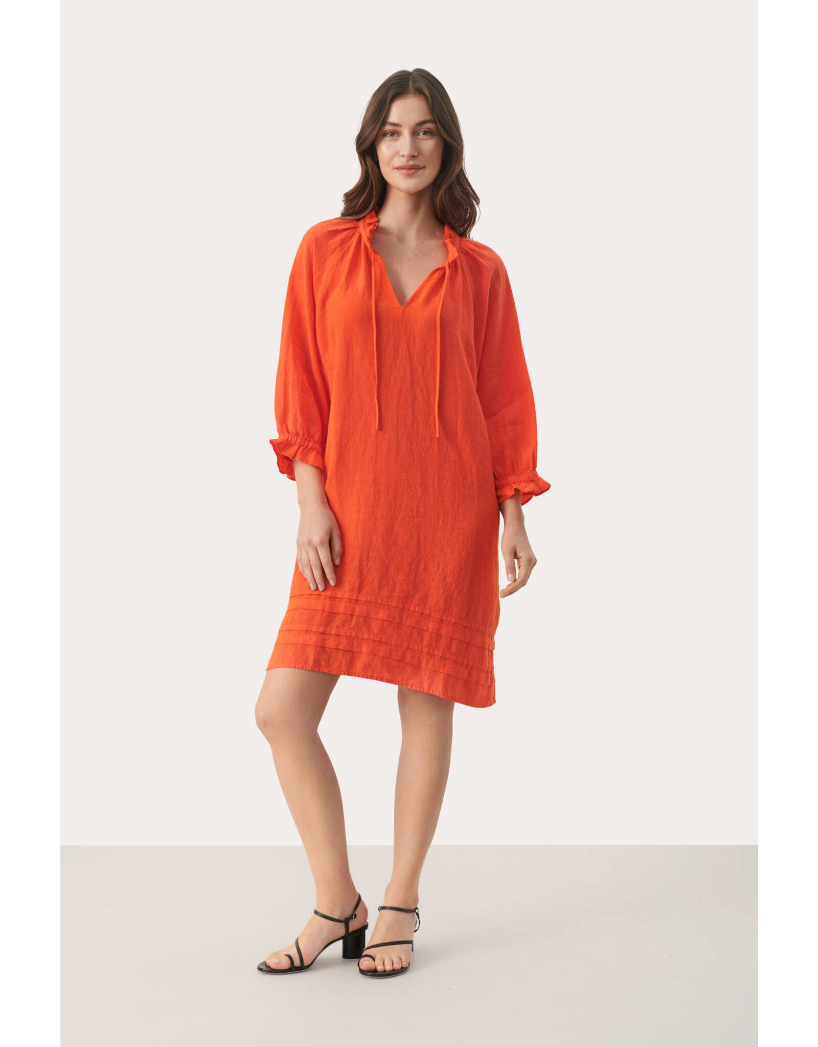 Part Two Aran Orange Dress