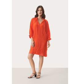 Part Two Aran Orange Dress