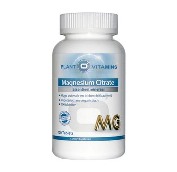 Plant O'Vitamins - Signed by nature Magnesium Citraat 100 tabletten Plantovitamins
