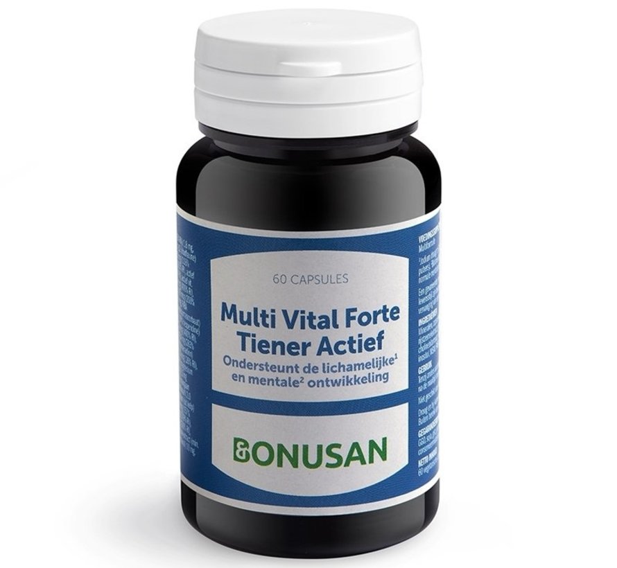 Bonusan Multi Vital Forte Tiener Actief 60 capsules
