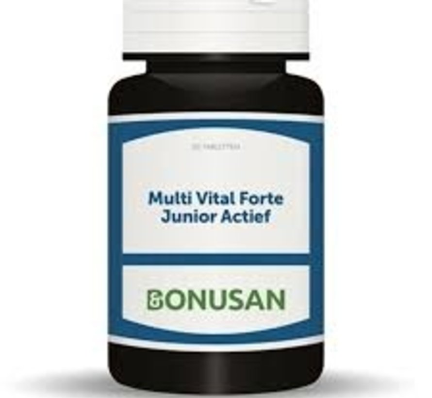 Bonusan Multi Vital Forte Junior Actief 30/90 kauwtabletten