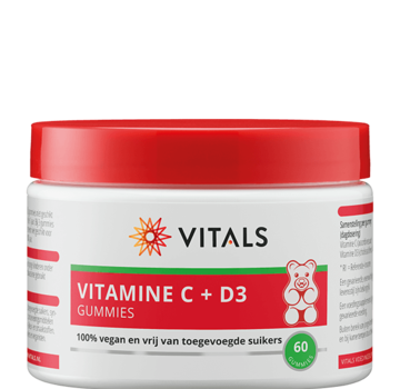 Vitals Vitals Vitamine C + D3  120 gummies