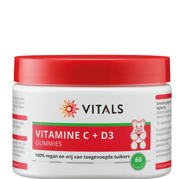 Vitals Vitals Vitamine C + D3 60 gummies/120 gummies