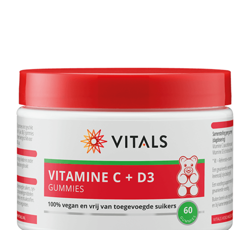 Vitals Vitals Vitamine C + D3 60 gummies