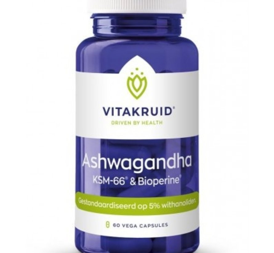 Vitakruid Ashwagandha KSM-66 ® & Bioperine® 60 capsules