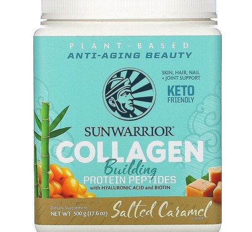 Sunwarrior Sunwarrior Collagen Building Protein Peptides, Salted Caramel 500 gram