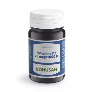 Bonusan Bonusan Vitamine D3 25 mcg/1000 IE 90 softgels