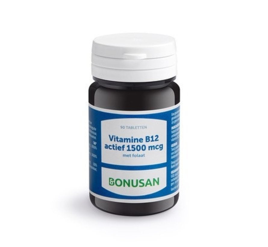 Bonusan Vitamine B12 actief 1500 mcg plus 90 tabletten