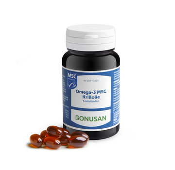 Bonusan Bonusan Omega-3 MSC Krillolie 60 softgels