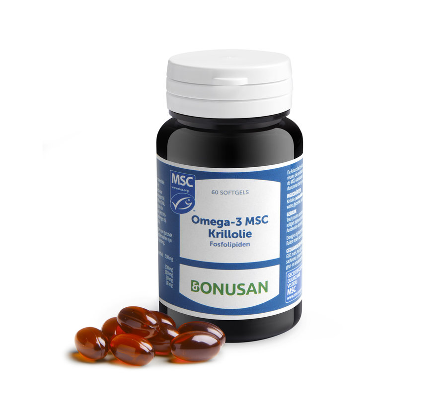 Bonusan Omega-3 MSC Krillolie 60 softgels