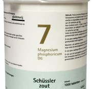 Schüssler zout Schüssler zout nr. 7 Magnesium phosphoricum D6 1000 tabletten