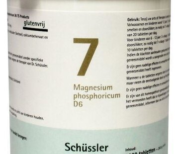 Schüssler zout Schüssler zout nr. 7 Magnesium phosphoricum D6 1000 tabletten