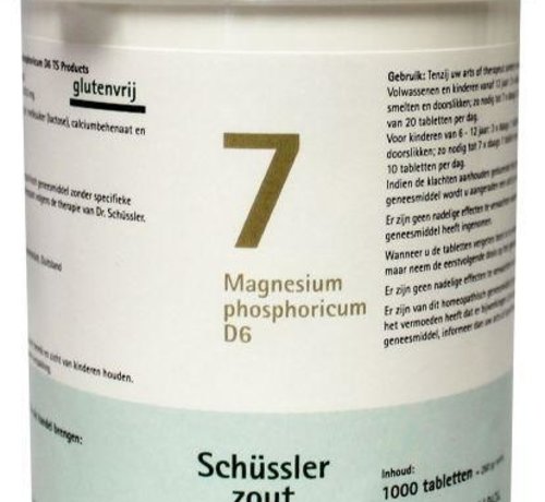 Schüssler zout Schüssler zout nr. 7 Magnesium phosphoricum D6 1000 tabletten