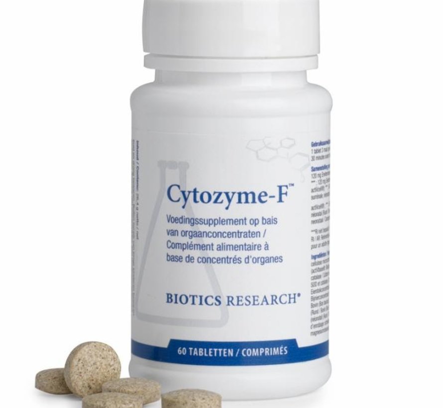 Biotics Research Cytozyme-F 60 tabletten