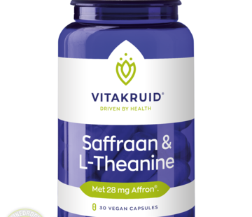 Vitakruid Vitakruid Saffraan & L-Theanine 30 capsules