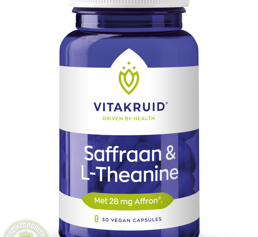 Vitakruid Saffraan & L-Theanine 30 capsules