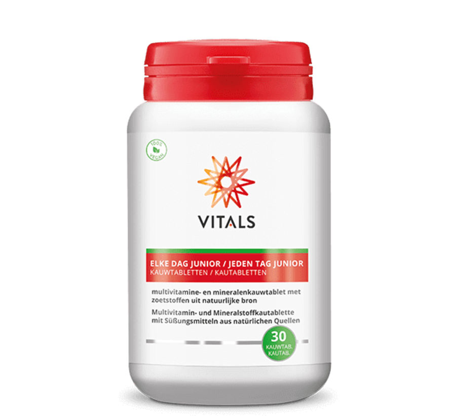 Vitals Elke Dag Junior 30/90 kauwtabletten