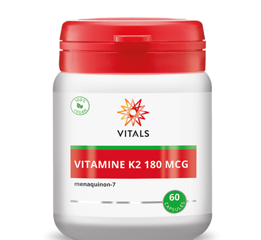 Vitals Vitamine K2 180 MCG 60 capsules