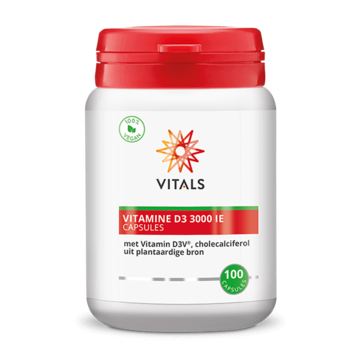 Vitals Vitals Vitamine D3 3000 IE 100 capsules