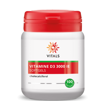 Vitals Vitals Vitamine D3 3000 IE 100 softgels