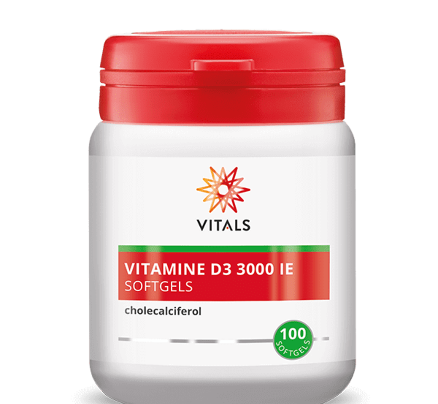 Vitals Vitamine D3 3000 IE 100 softgels