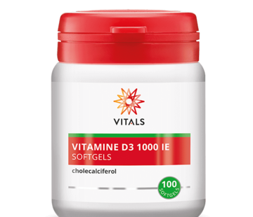 Vitals Vitals Vitamine D3 1000 IE 100 softgels