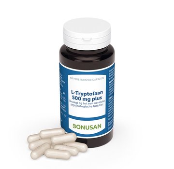 Bonusan Bonusan L-Tryptofaan 500 mg plus 60 capsules