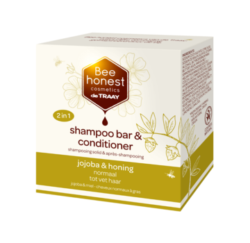 Bee Honest de Traay Bee honest shampoo bar & conditioner Jojoba & honing