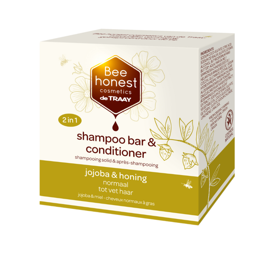 Bee Honest Shampoo bar & conditioner Jojoba & Honing