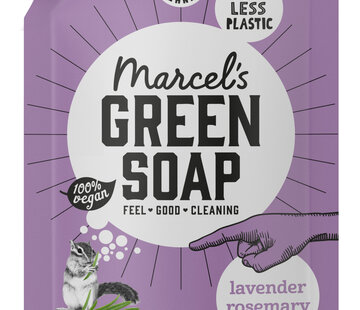 Marcel's Green Soap Marcels Green Soap Handzeep lavendel & rozemarijn navul 500 ml