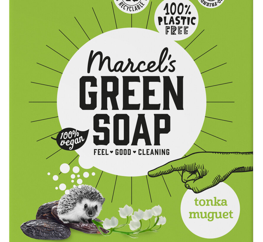 Marcels Green Soap Tonka & Muguet Shampoobar 90 gr