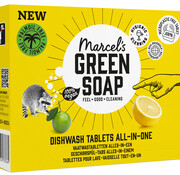 Marcel's Green Soap Vaatwastabletten grapefruit en limoen 24 tabs