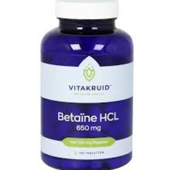 Vitakruid Vitakruid Betaïne HCL 120 tabletten