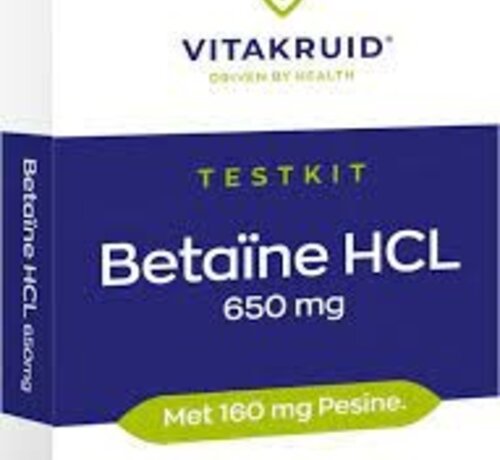 Vitakruid Vitakruid Betaïne HCL Testkit 10 tabletten